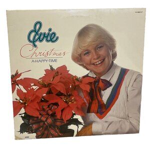 Evie Christmas A Happy Time (Vinyl, 1984) Word SPCN 7-01-895210-7 Good+ LP